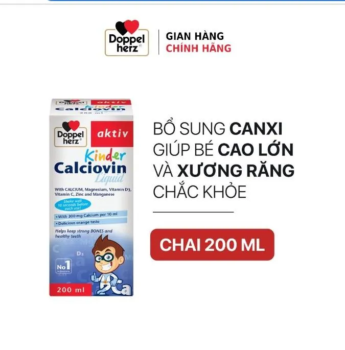 Top 10 Canxi dạng nước tốt nhất cho sự phát triển của bé yêu