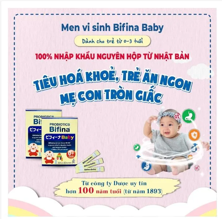 Top 10 Men vi sinh tăng cường khả năng miễn dịch, hỗ trợ tiêu hóa cho trẻ tốt nhất