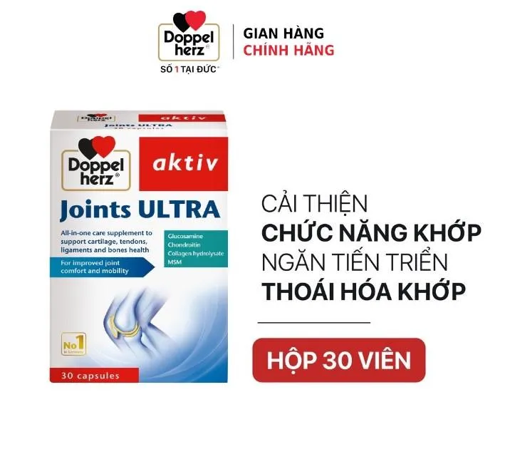 Top 10 Thực phẩm chức năng hỗ trợ điều trị thoái hóa khớp tốt nhất hiện nay