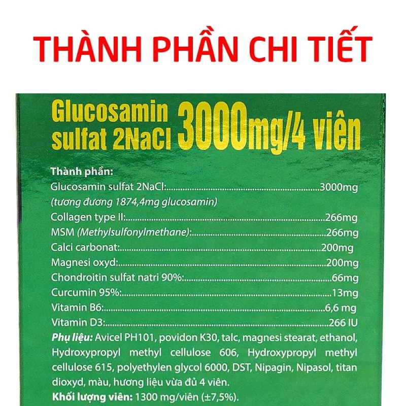 Top 10 Thực phẩm chức năng hỗ trợ điều trị thoái hóa khớp tốt nhất hiện nay