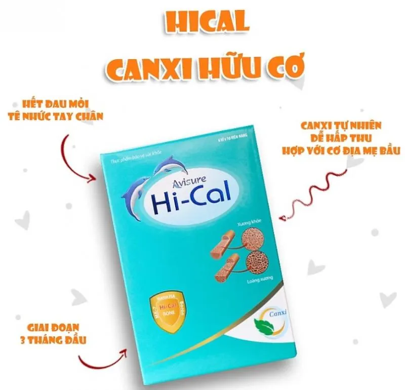 Top 10 Viên uống Canxi cho bà bầu tốt nhất hiện nay