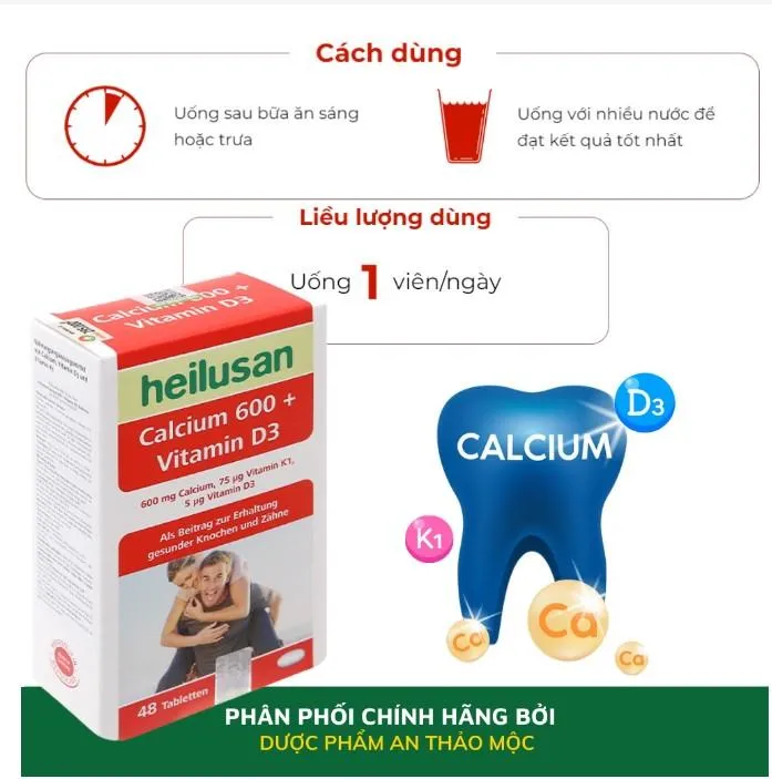 Top 10 Viên uống Canxi cho bà bầu tốt nhất hiện nay