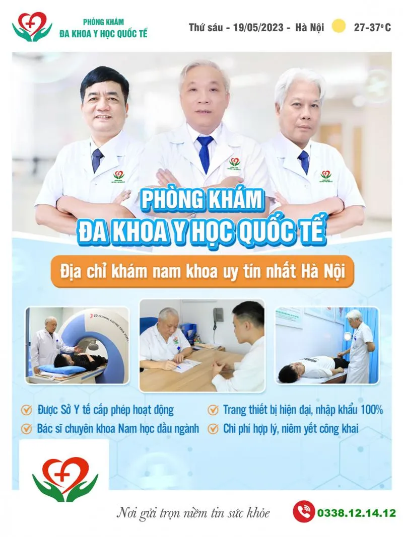 Top 7 Phòng khám nam khoa tốt nhất tại Hà Nội