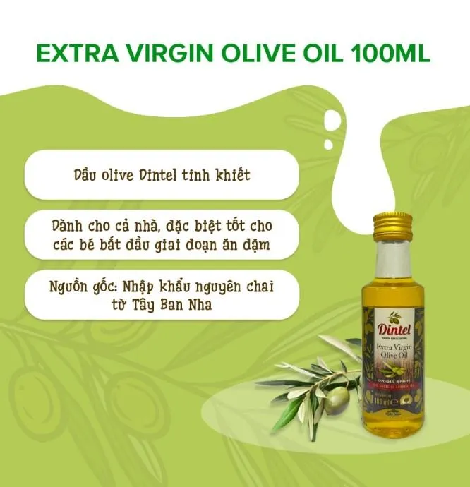 Top 8 Dầu olive cho bé ăn dặm được tin dùng nhất hiện nay