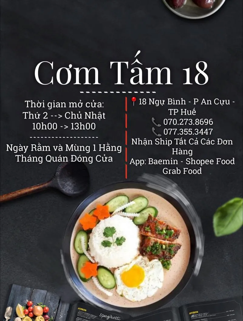 Top 8 Quán cơm tấm ngon nhất tỉnh Thừa Thiên Huế